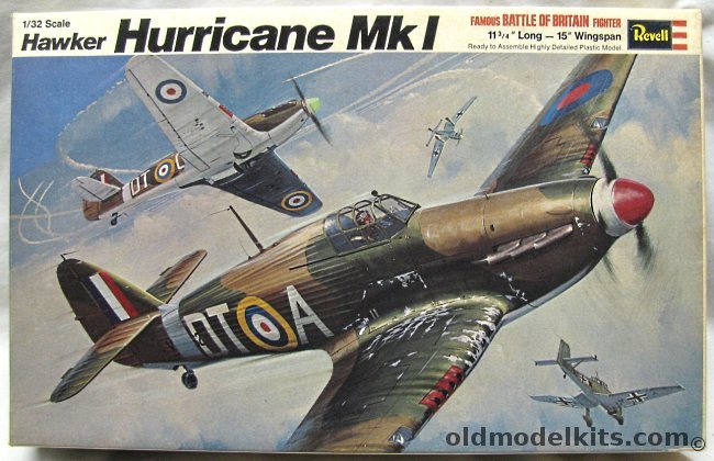 Revell 1/32 Hawker Hurricane Mk I or PR Mk 1, H217 plastic model kit